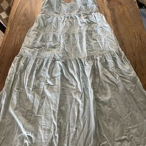 NWT Old Navy Chambray light Blue Sleeveless dress size Large